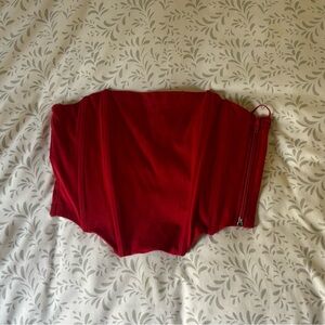 Red Corset Top